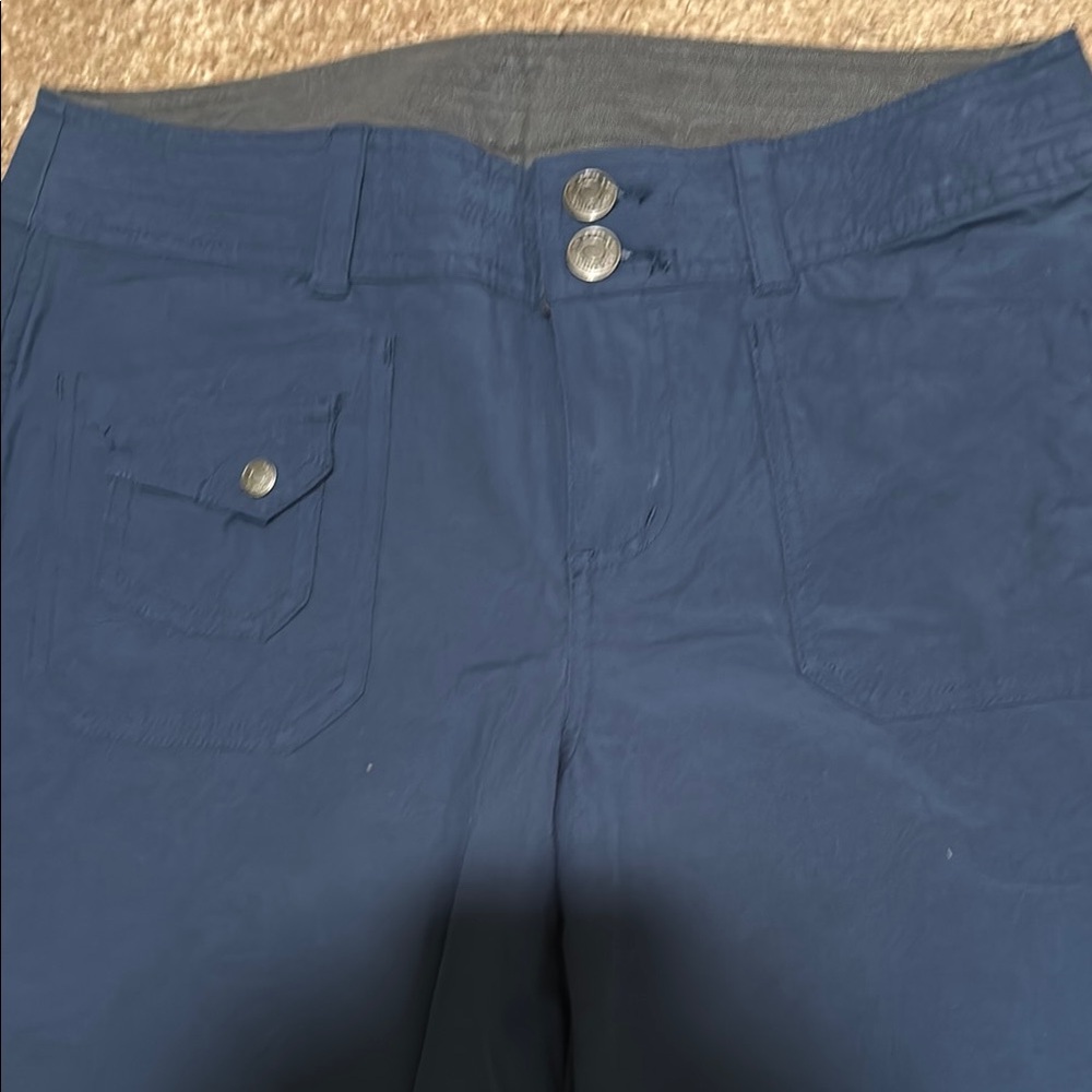 Marmot Stylish Blue Pants with Button Details
